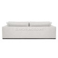 Modern Zäitgenëssesch Sitka Mist Grey Stoff Sofa